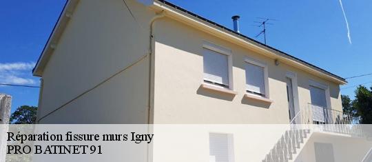 Réparation fissure murs