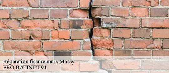 Réparation fissure murs